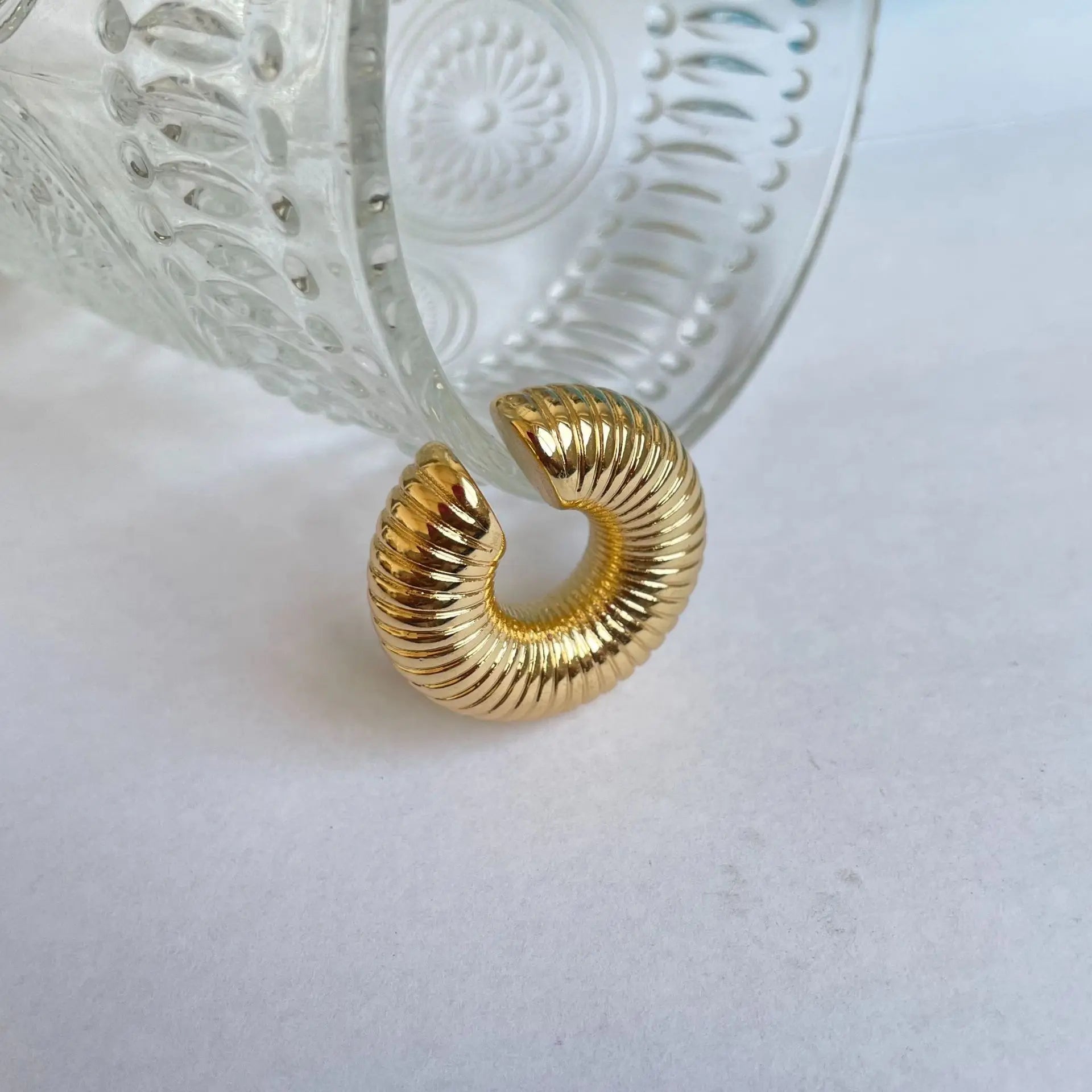 The Power Stack – 4-Piece Pierced + Cuff Set
